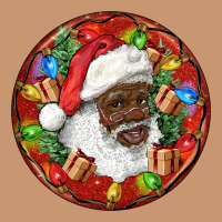 Black Santa Christmas Heavyweight Hoodie | Teevron