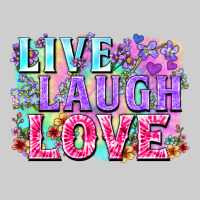 Live Laugh Love Hippie Valentine's Day Premium Tee | Teevron