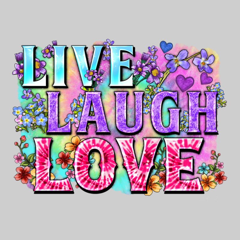 Live Laugh Love Hippie Valentine's Day Premium Tee by FaDigitalArtStudio | Teevron