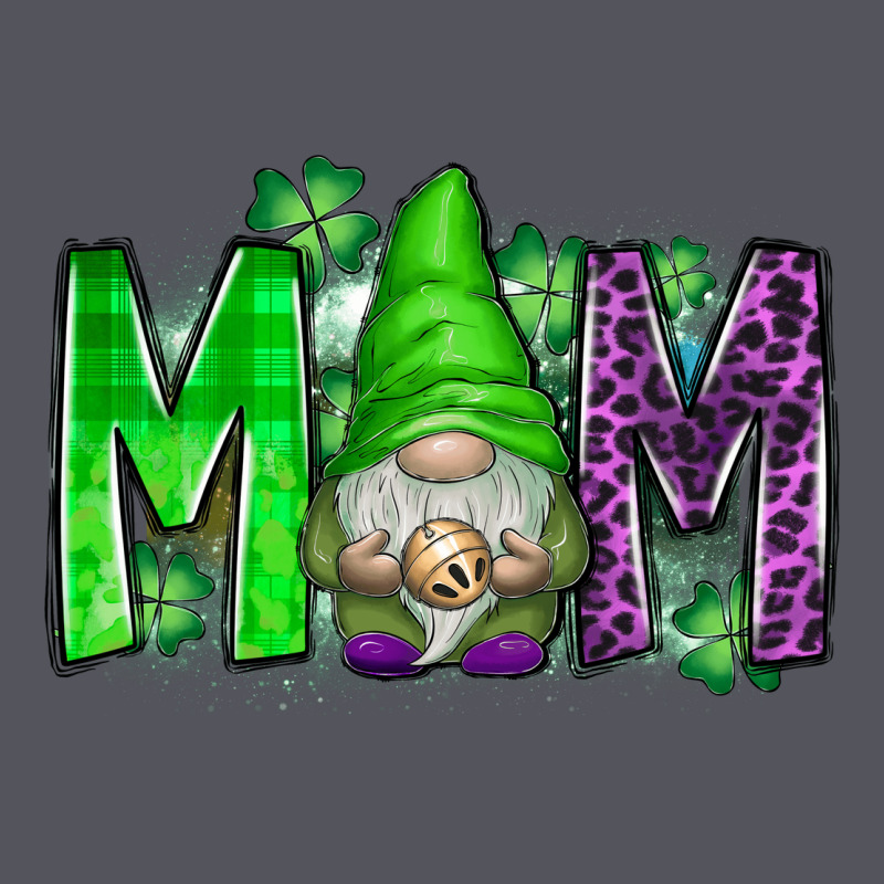 St Patricks Day Mom Gnome Vintage Hoodie by CowhideDigitalArt | Teevron