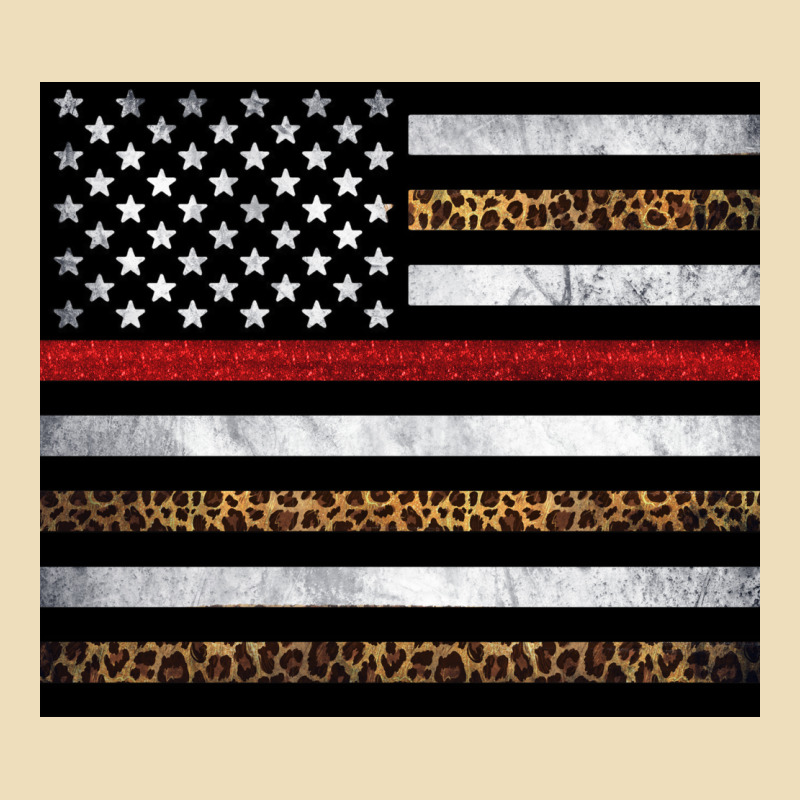 Thin Red Line American Flag Leopard Premium Hoodie by Artiststas | Teevron