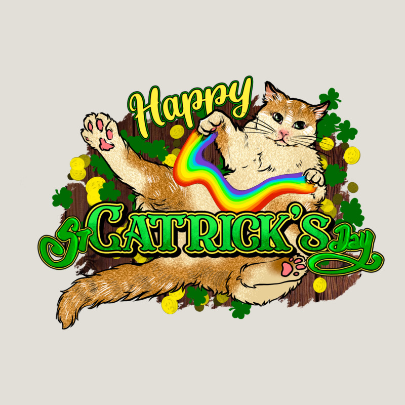 St. Patrick's Day Cat Heavy Core Tee by HowdyJamesFarm | Teevron