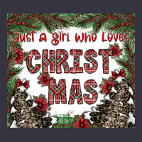 Just A Girl Who Loves Christmas Vintage Hoodie | Teevron