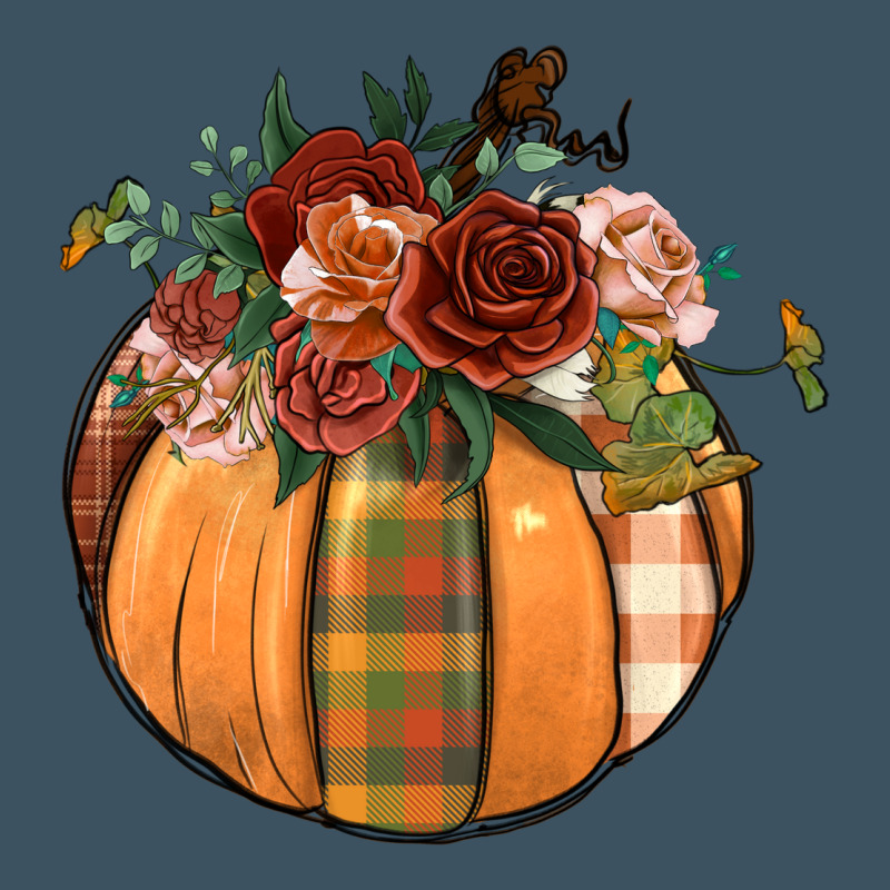 Floral Pumpkin Urban Heavy Tee by BundleAndBundleShop | Teevron