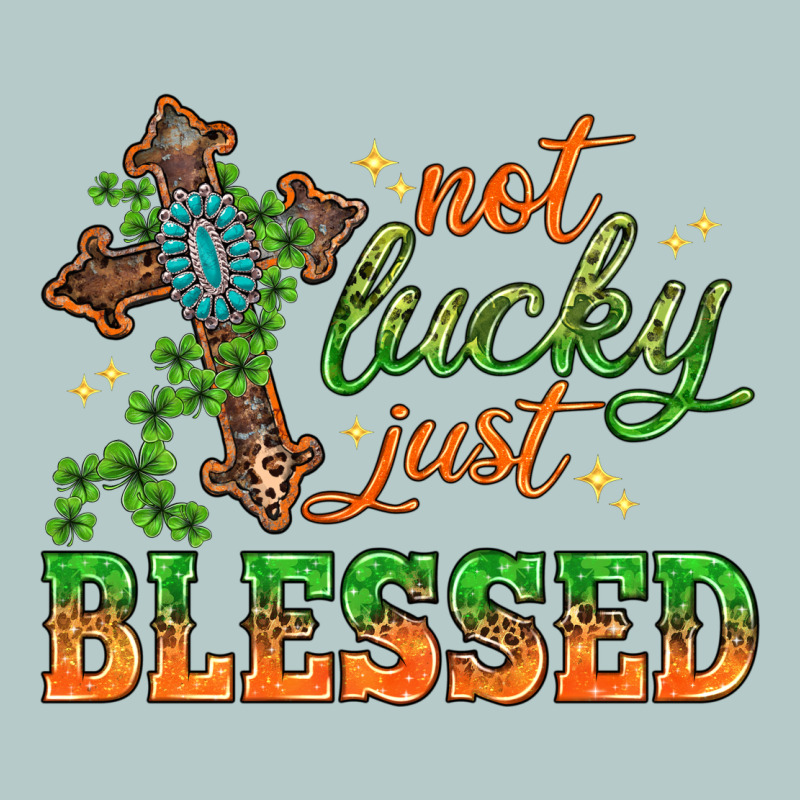 Not Lucky Just Blessed With Cross St. Patricks Day Heavy Core Tee by HowdyJamesFarm | Teevron