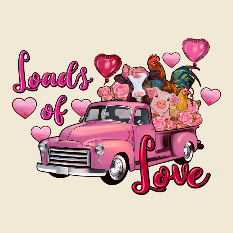 Loads Of Love Valentine's Day Farm Truck Premium Tee by FaDigitalArtStudio | Teevron