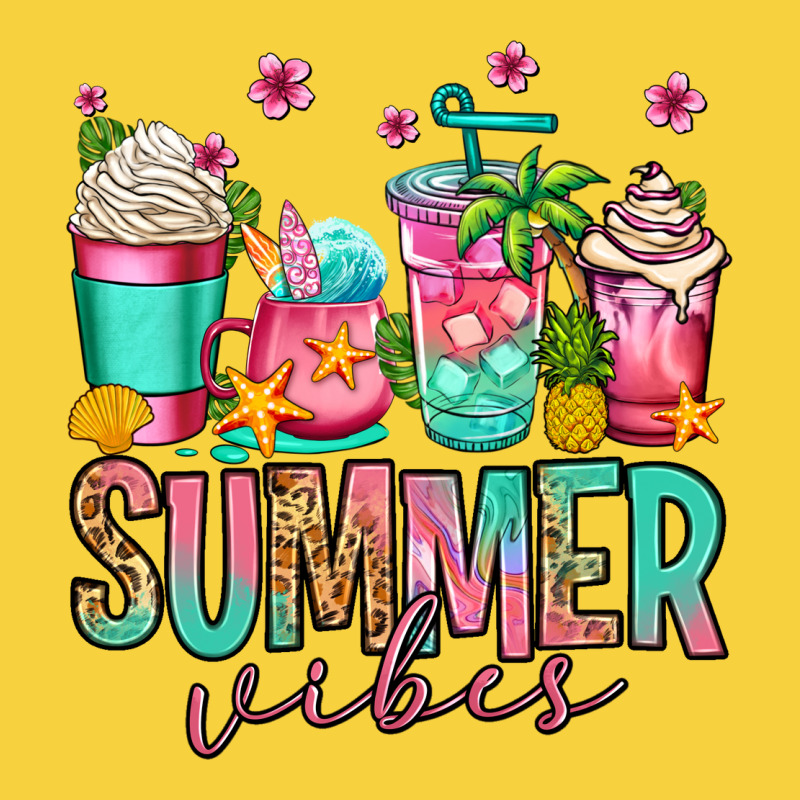 Summer Vibes Coffee Cups Premium Sweatshirt by Jasminsmagicworld | Teevron