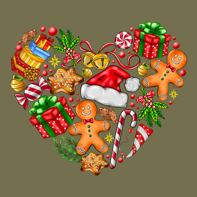 Love Christmas  Heart Vintage Hoodie by CowhideDigitalArt | Teevron