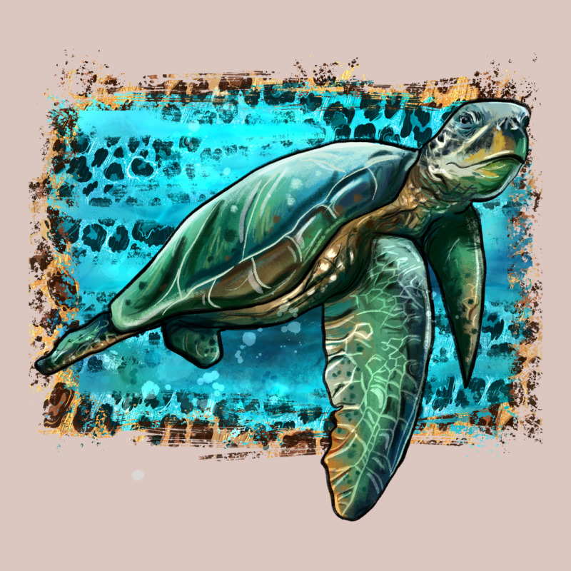 Sea Turtle With Background Premium Hoodie by Artiststas | Teevron