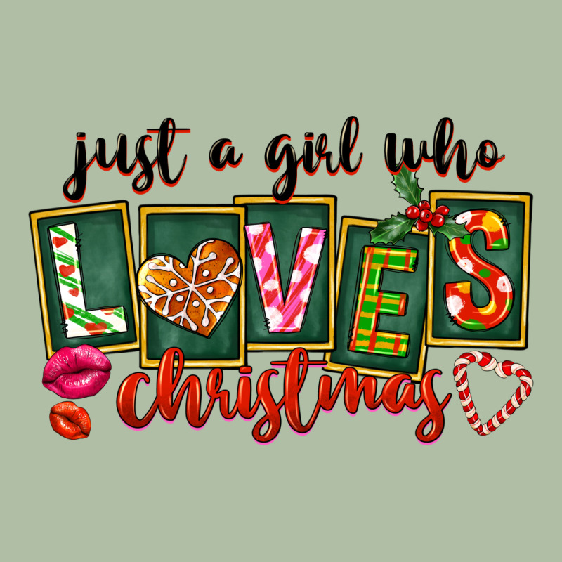 Just A Girl Who Loves Christmas Urban Heavy Tee by FaDigitalArtStudio | Teevron