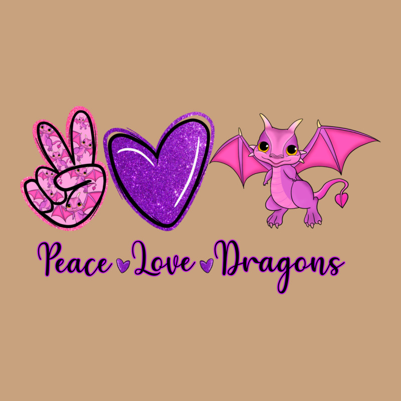 Peace Love Dragons Vintage Tee by RanaPortraitStore | Teevron