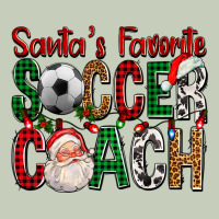 Santa's Favorite Soccer Coach For Christmas Ladies Tee | Teevron