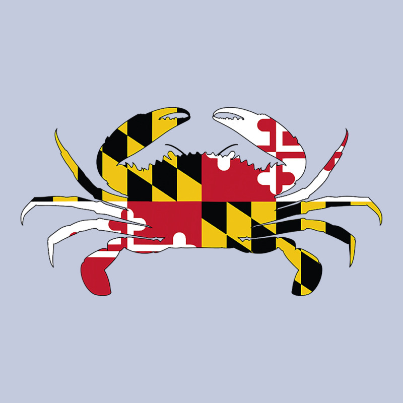 Maryland Crab State Pride Flag Long Sleeve Tee by maiPhamDesign | Teevron
