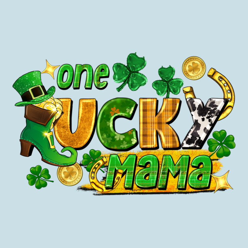 One Lucky Mama Ladies Tee by FaDigitalArtStudio | Teevron