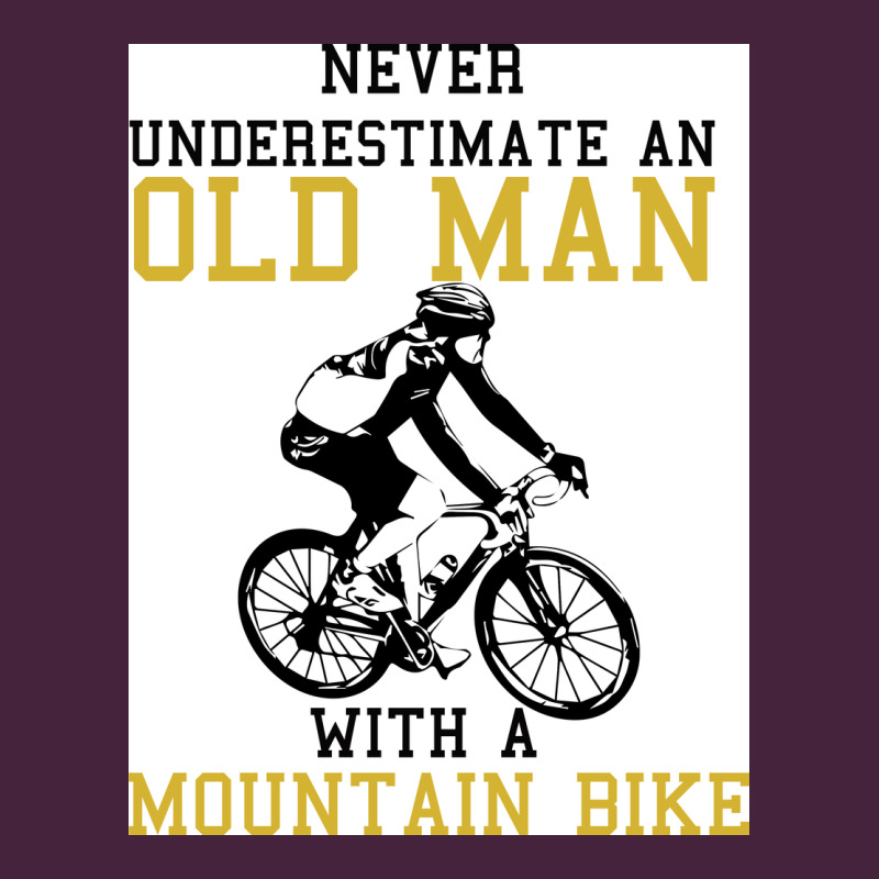 Never Underestimate An Old Man With A Mountain Bike Premium Tee by Bettercallsaul | Teevron