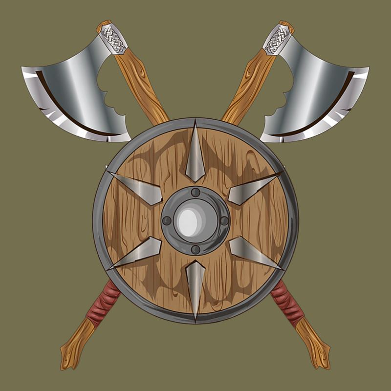 Renaissance Fair Faire Festival Medieval Theme Axe Shield Vintage Hoodie by DesignPulse | Teevron