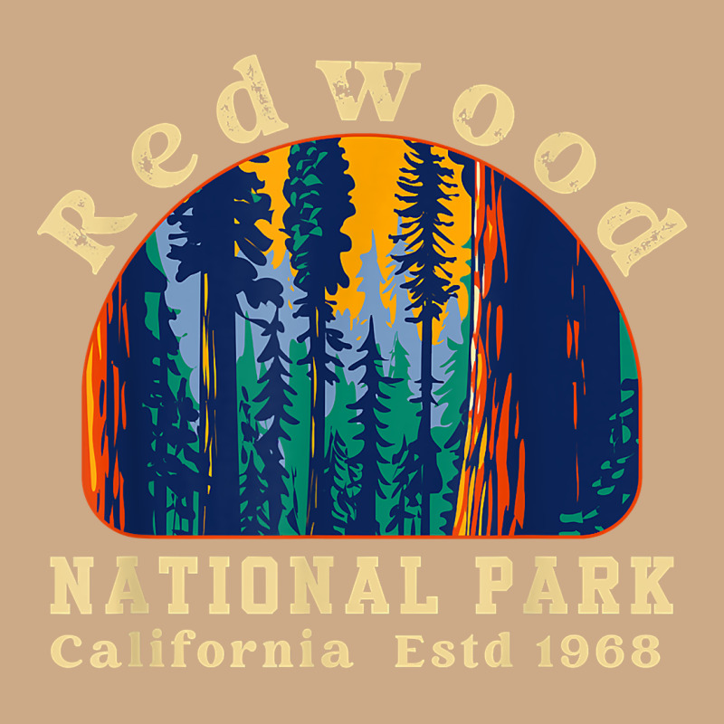 Redwood National Park California Retro Vintage Cam Vintage Hoodie by DesignPulse | Teevron