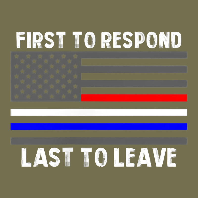 Police Fire Ems First Responder American Flag Firefighter T Shirt Vintage Hoodie by DesignPulse | Teevron