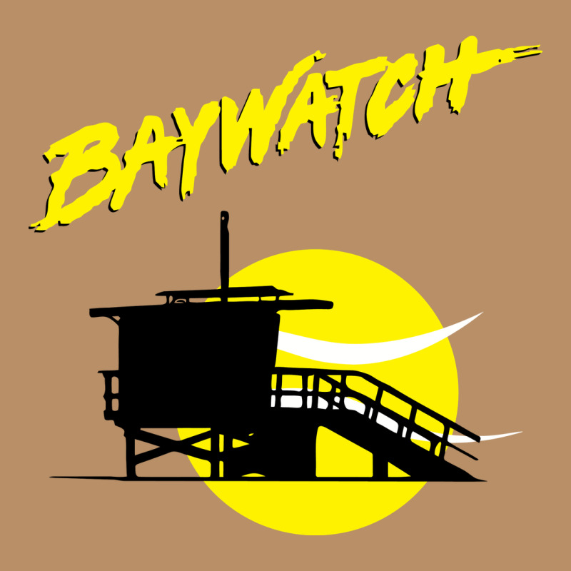 Baywatch Lifeguard Tower Sunset   Baywatch Vintage Hoodie by PixelWave | Teevron