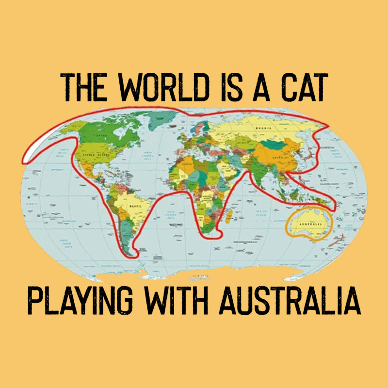 The World Is A Cat Playing With Australia 2020 Shirt Vintage Hoodie by PixelWave | Teevron