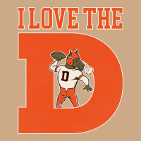 I Love The D Broncos Football Quote Vintage Hoodie | Teevron