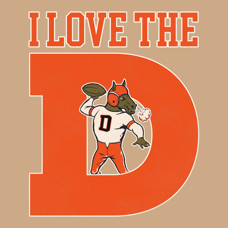 I Love The D Broncos Football Quote Vintage Hoodie by PixelWave | Teevron