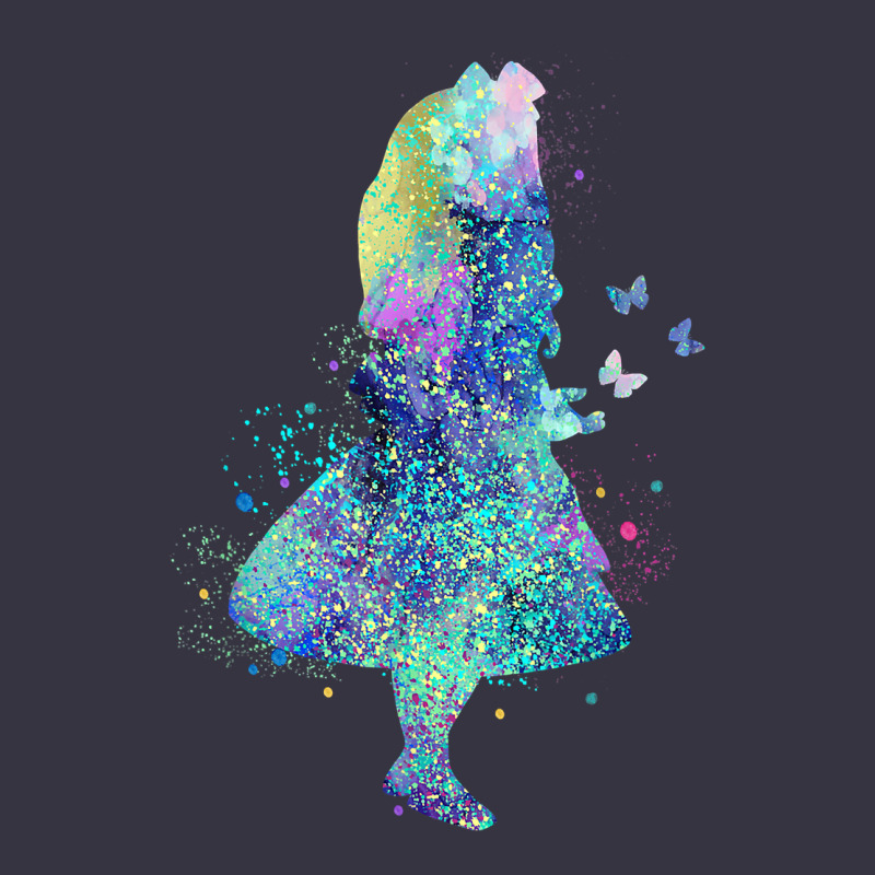 Watercolor Splatter Alice In Wonderland T Shirt Design Vintage Hoodie by PixelWave | Teevron