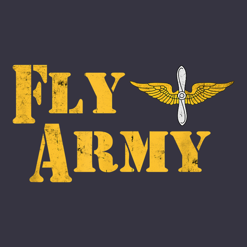 Vintage Fly Army Military Pilot Army Aviation Branch Vintage Hoodie by Craftify | Teevron