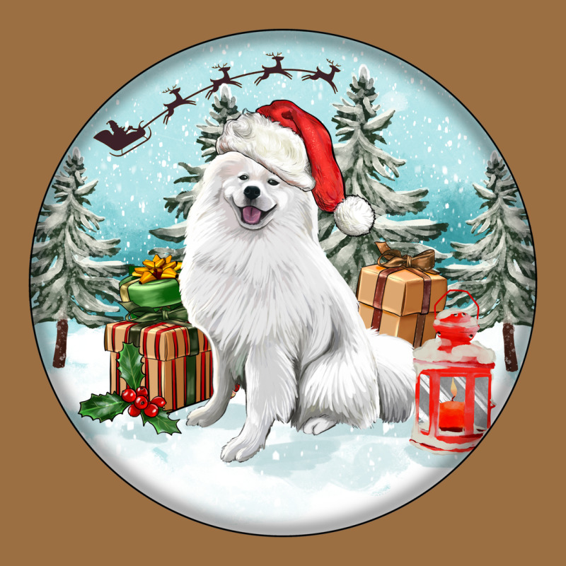 Christmas Samoyed Dog Vintage Tee by FaDigitalArtStudio | Teevron