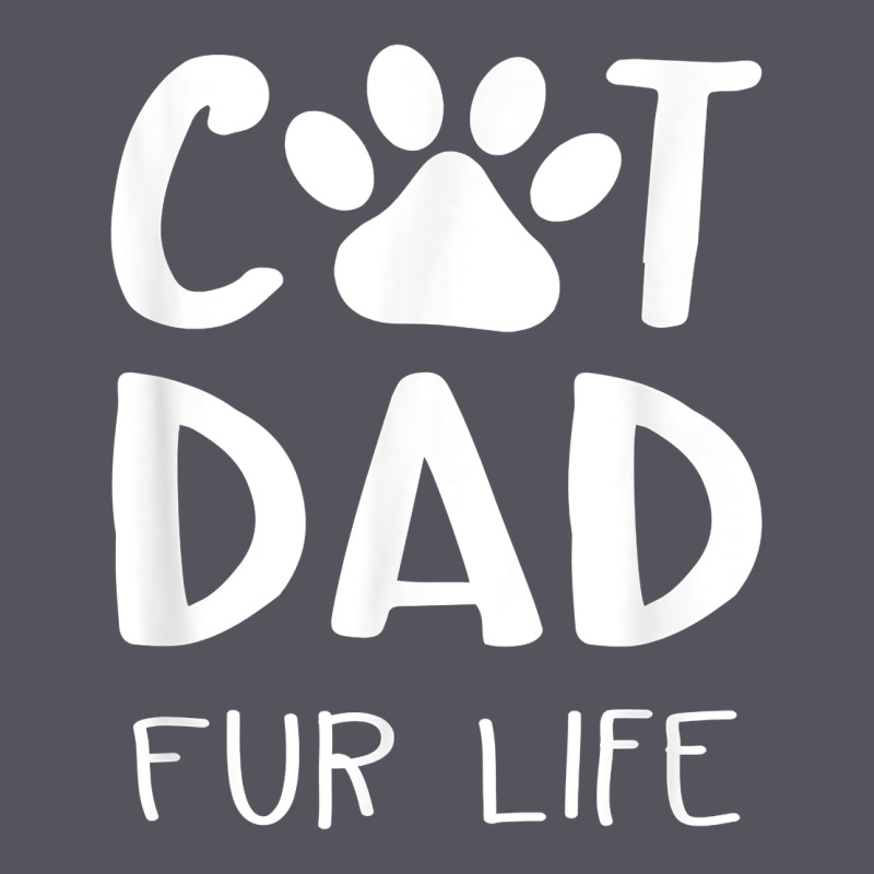 Funny Cat Dad Fathers Day Gift Shirt Fur Life Cat Tee Vintage Hoodie by InspiraDesign | Teevron