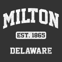 milton delaware de vintage state athletic style t shirt | Teevron