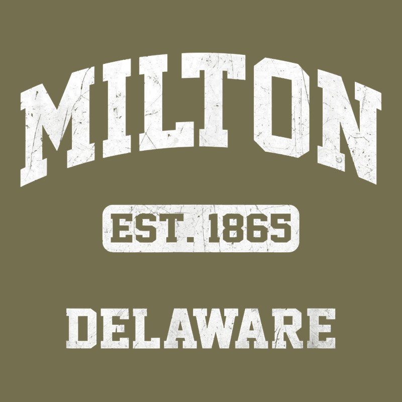 Milton Delaware De Vintage State Athletic Style T Shirt Vintage Hoodie by InspiraDesign | Teevron