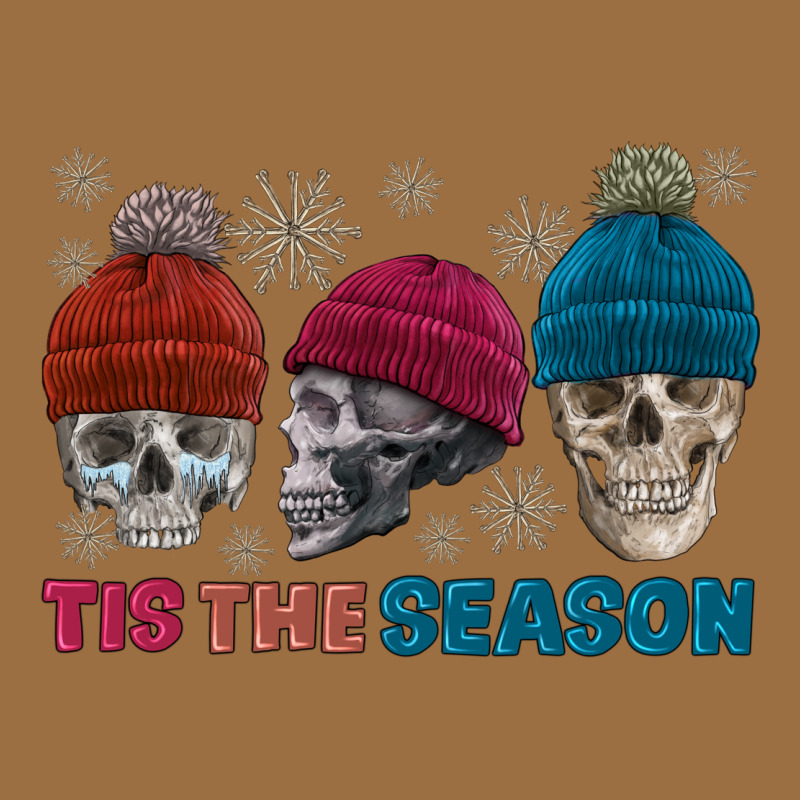 Tis The Season Skull Winter Vintage Tee by FaDigitalArtStudio | Teevron