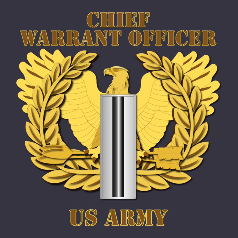 Emblem Warrant Officer Cw5 Vintage Hoodie by InspiraDesign | Teevron