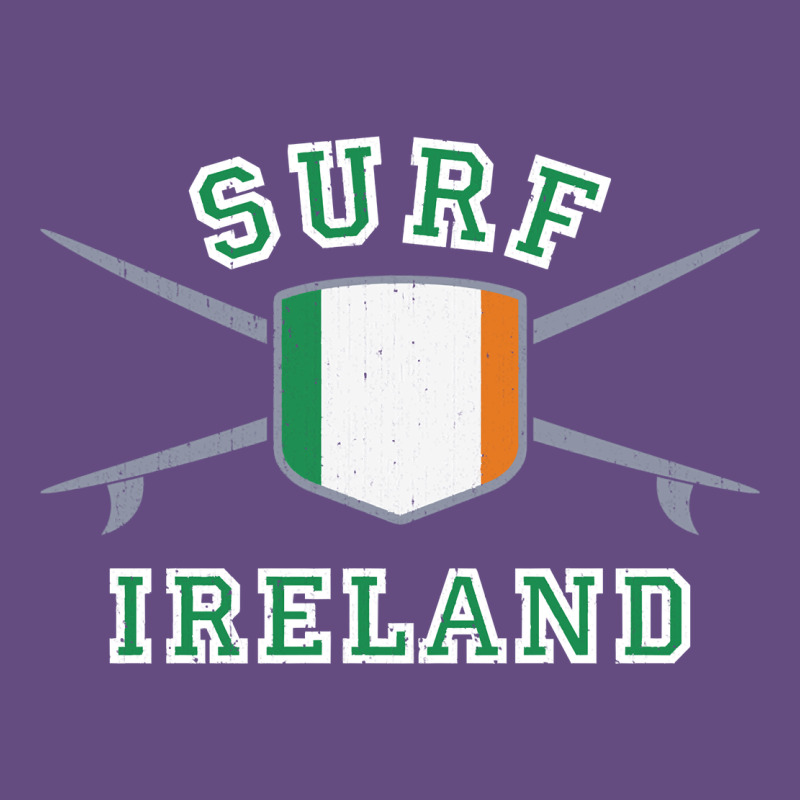 Ireland Surfing Hoodie  Irish Flag Surfboards Design Vintage Hoodie by ArtChic | Teevron