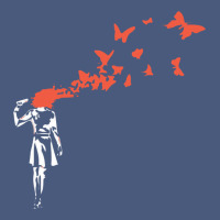 Banksy Headshot Butterfly Vintage Hoodie | Teevron