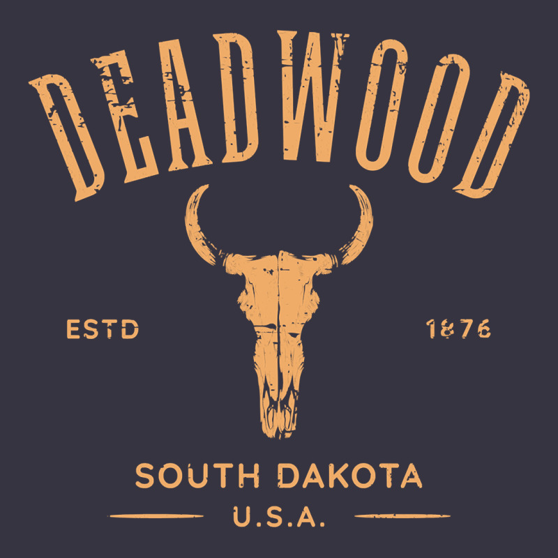 Deadwood South Dakota Usa Vintage Distressed Style Design Long Sleeve Vintage Hoodie by StudioElite | Teevron