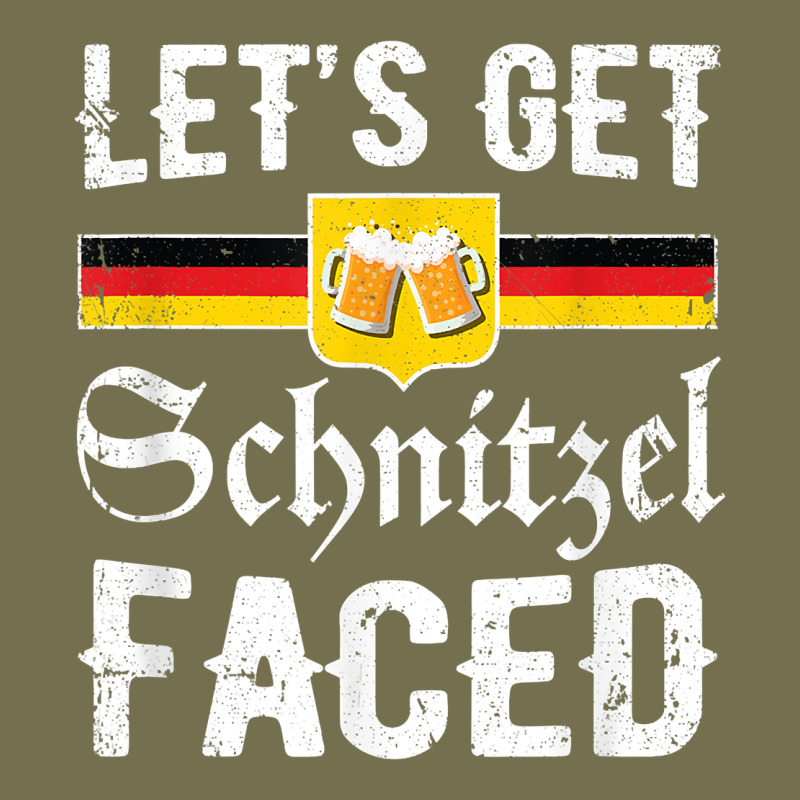 Lets Get Schnitzel Faced Men Women Vintage Oktoberfest T Shirt Vintage Hoodie by StudioElite | Teevron
