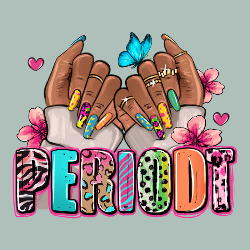 Periodt Afro Woman Nail Art Heavyweight Hoodie by RanaPortraitStore | Teevron