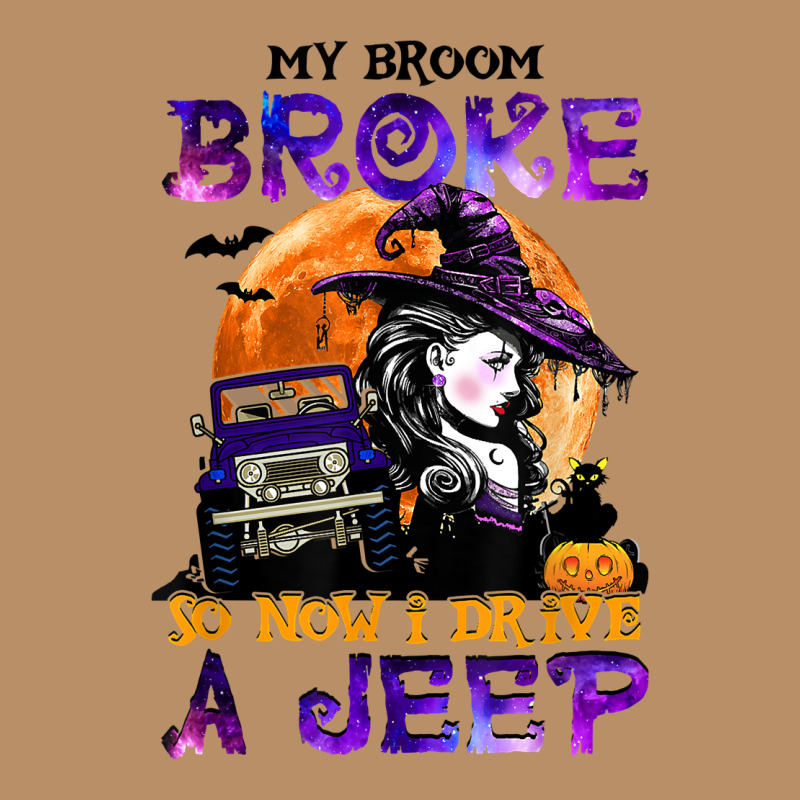 My Broom Broke So Now I Drive A J.e.e.p Witch Halloween T Shirt Vintage Hoodie by StudioElite | Teevron