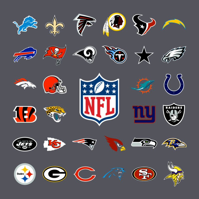 American Football Team Collage    Wall Art Vintage Hoodie by PixelFlow | Teevron