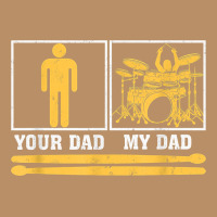 Mens My Dad Is A Drummer Your Dad Not Drum Player Father's Day T Shirt Vintage Hoodie | Teevron