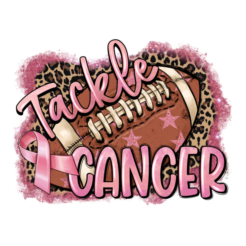 Tackle Cancer Football Premium Tee by FaDigitalArtStudio | Teevron