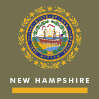New Hampshire State Flag New Vintage Hoodie | Teevron