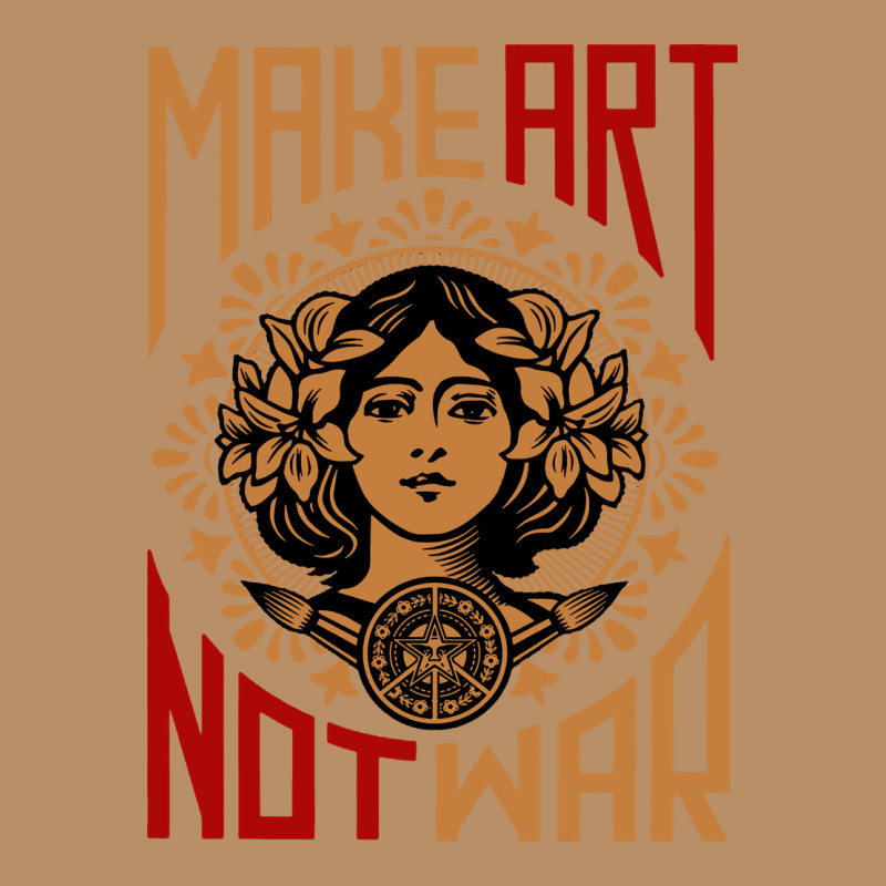 Make Art Not War Symbol Vintage Hoodie by FloraArt | Teevron
