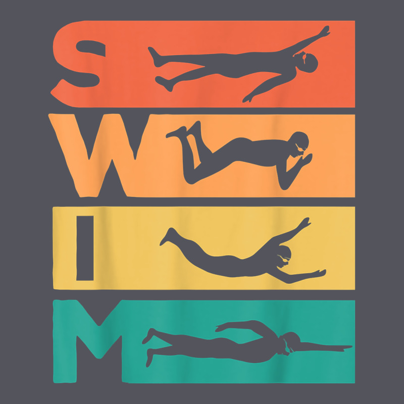 Retro Vintage Swimming Gift For Swimmers T Shirt Vintage Hoodie by FloraArt | Teevron