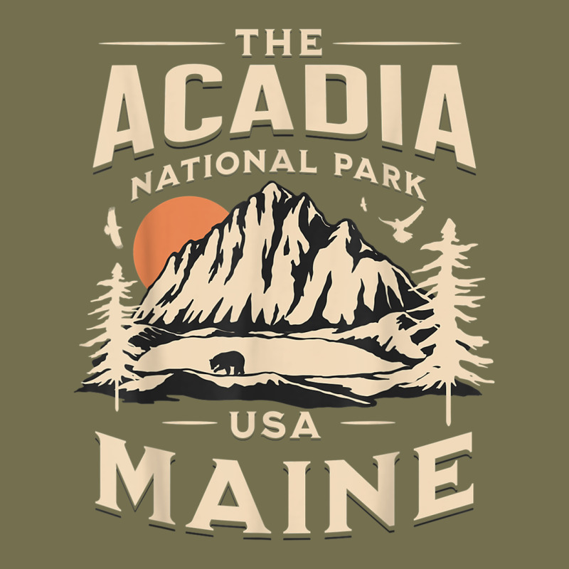 Acadia National Park Maine Nature Hike Outdoors Vintage T Shirt Vintage Hoodie by ArtMosaic | Teevron