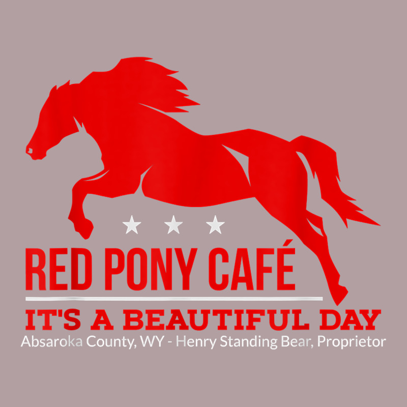 Red Pony Cafe, Funny Cute Horse Lover Vintage Hoodie by ArtMosaic | Teevron