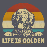 Golden Retriever Dog Life Is Golden Retro Vintage Vintage Hoodie | Teevron