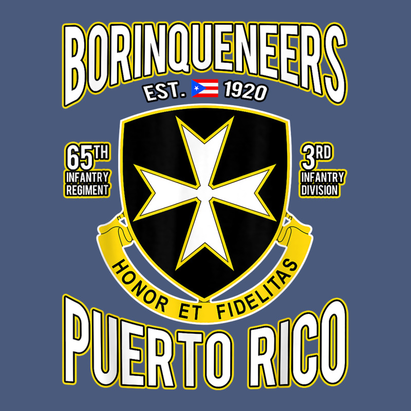 Borinqueneers Puerto Rico Flag Honor Et Fidelitas Vintage Hoodie by ArtMosaic | Teevron